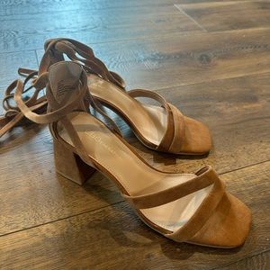 BCBG Generation tie leg heels